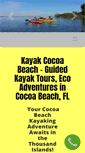 Mobile Screenshot of kayakcocoabeach.com